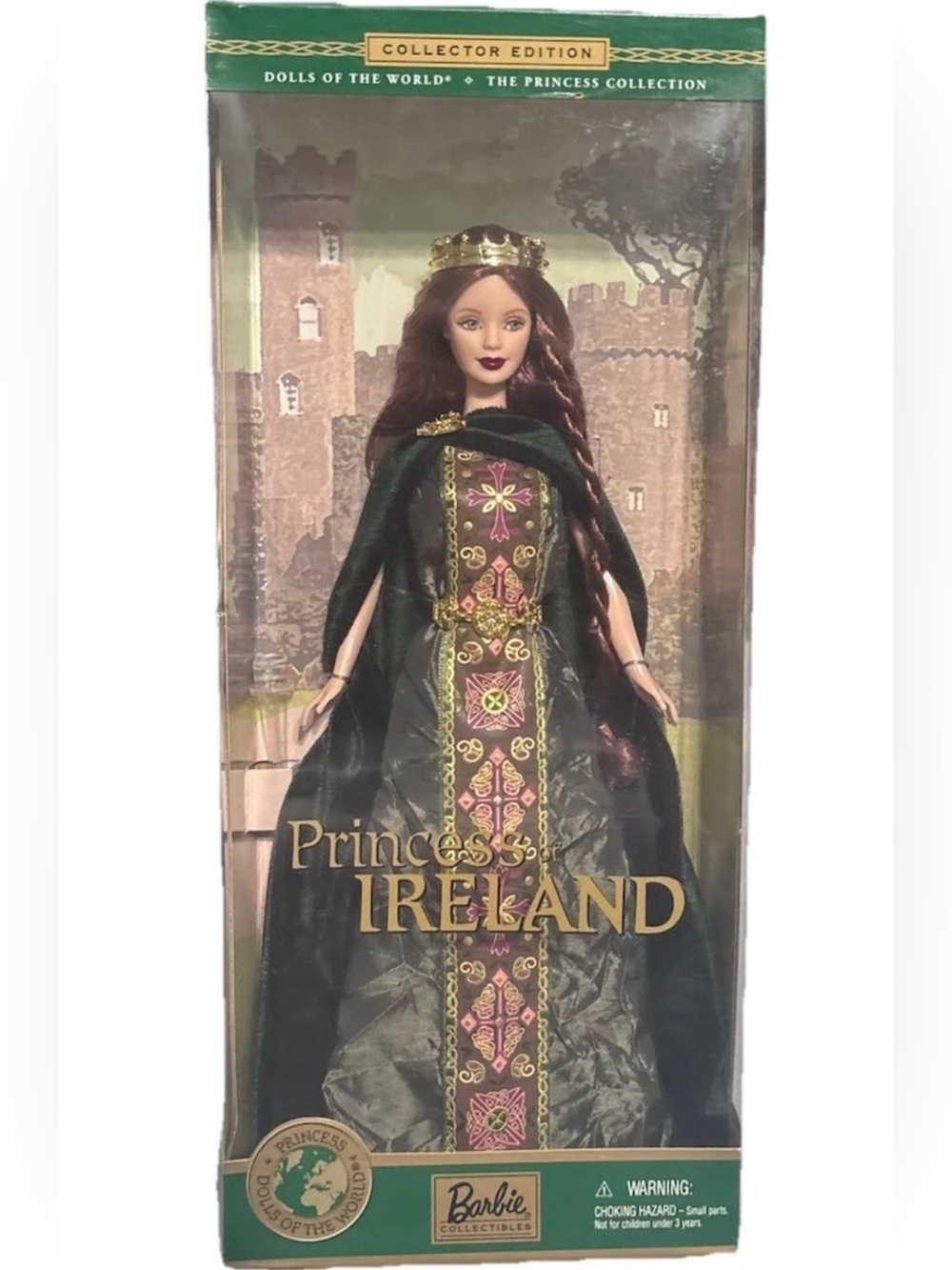 Princess of Ireland Barbie from Dolls the World Princess Collection vintage 2001